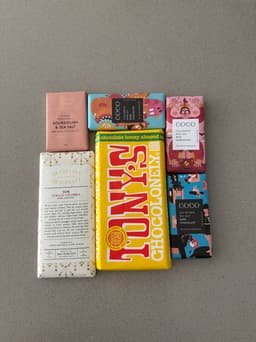 Chocolate bars collection